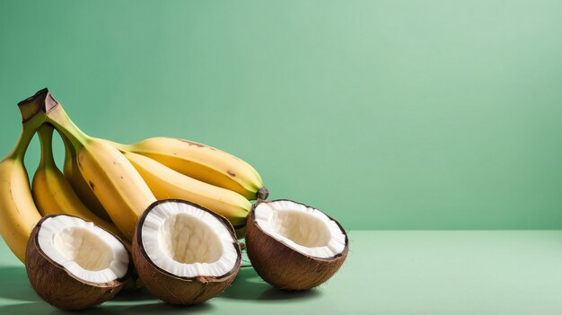 tropical fruits composition