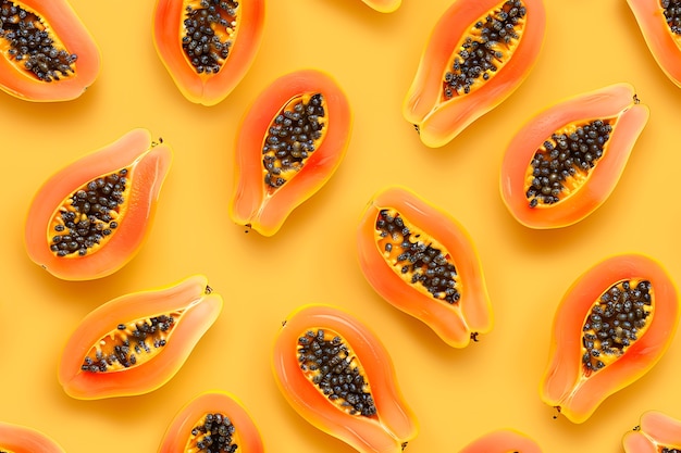 Free photo tropical fruits pattern