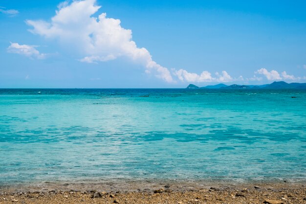 Tropical turquoise sea