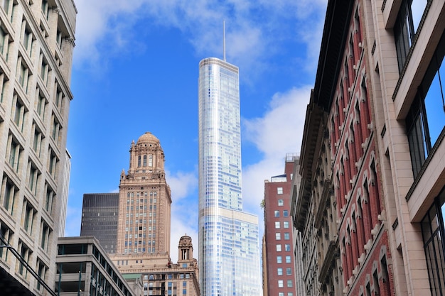 Foto gratuita trump tower chicago