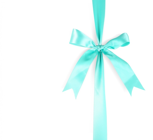 Free photo turquoise ribbon