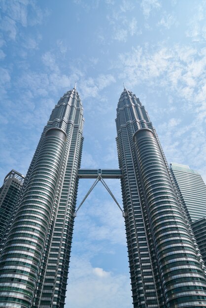 Twin skyscrapers