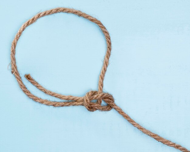 Шпагат прочный бежевый верёвка простой узел