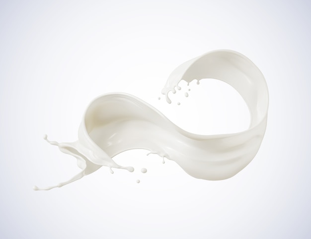 Twisted milk splash