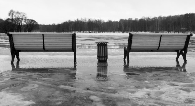 Two benches