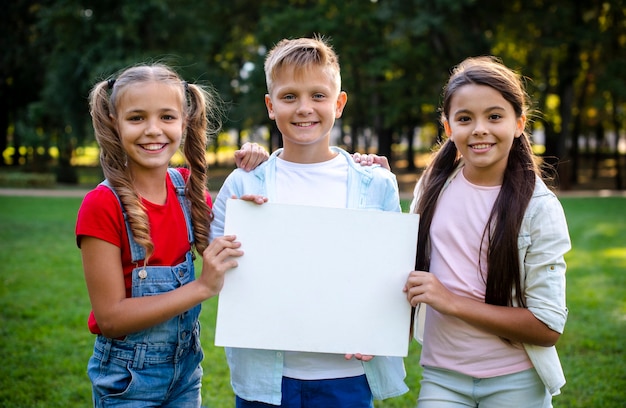 Two girls and a boy