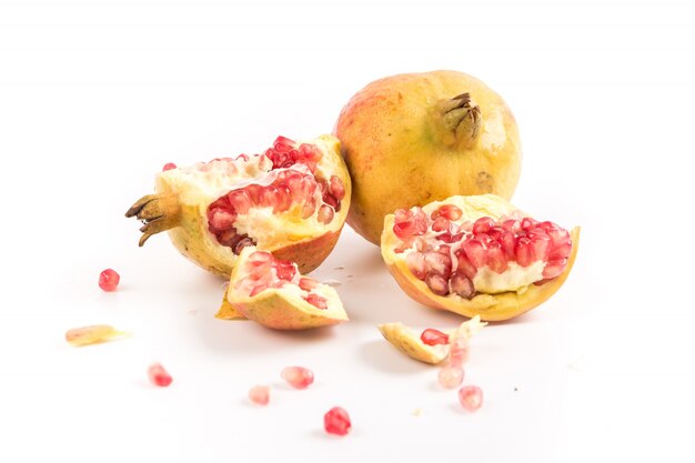 Two pomegranates view