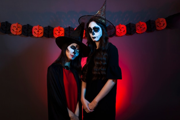 Free photo two witches