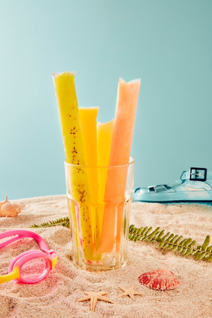 Foto gratuita natura morta tipica dei freezies brasiliani