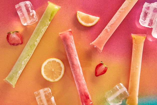 Typical brazilian freezies still life