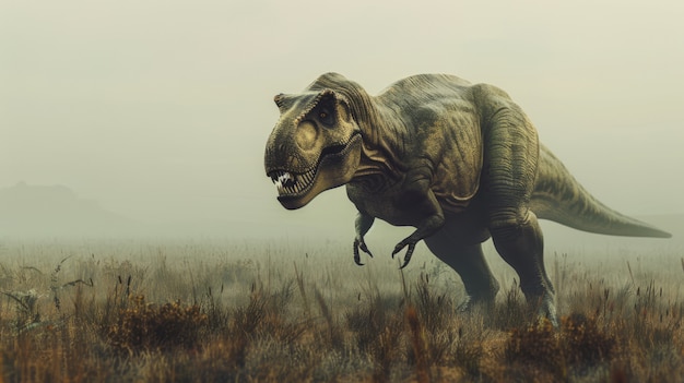 무료 사진 tyrannosaurus rex in the wild