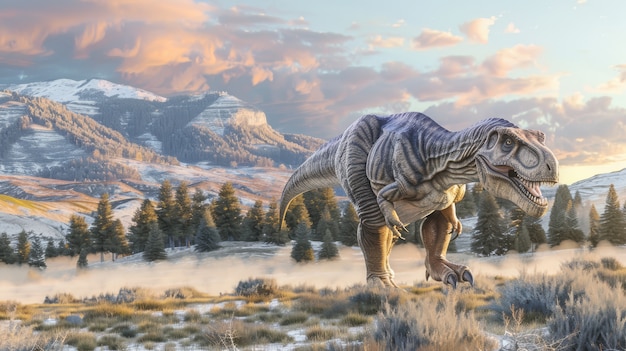 tyrannosaurus rex in the wild