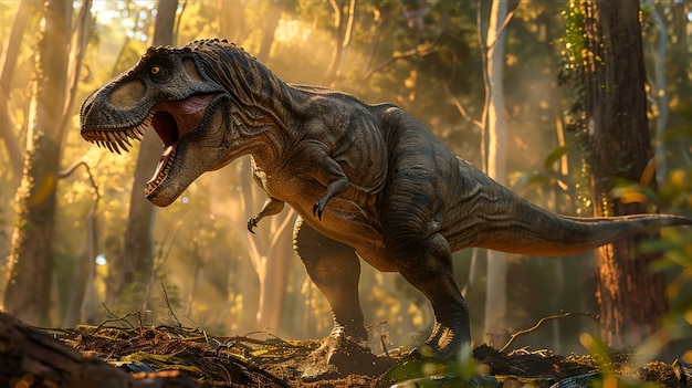 野生のティラノサウルス・レックス