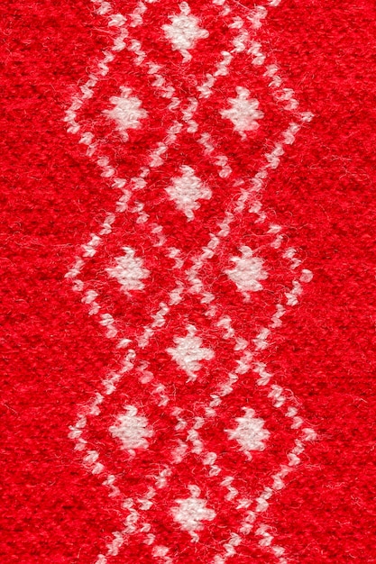 Ugly christmas pattern above view