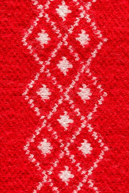 Ugly christmas pattern above view