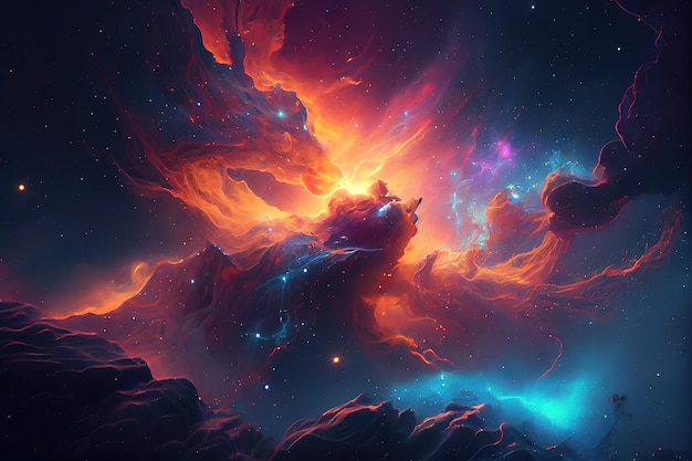 Ultra Detailed Nebula Abstract Wallpaper 10