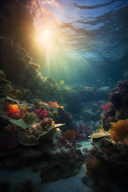 Underwater landscape