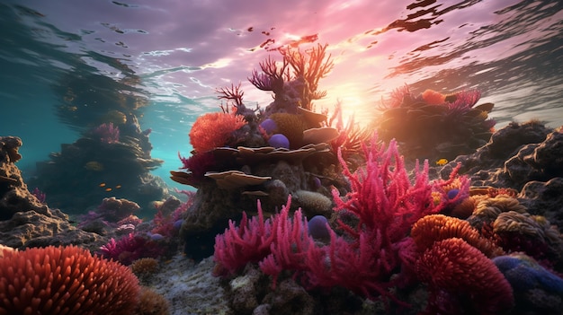 Underwater landscape