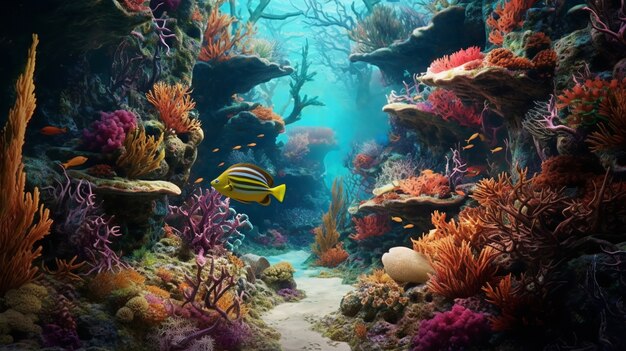 Underwater landscape