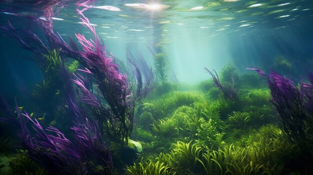 Underwater landscape