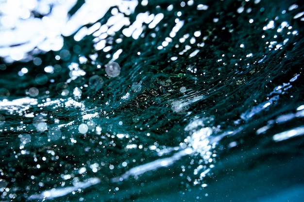 Free photo underwater wave