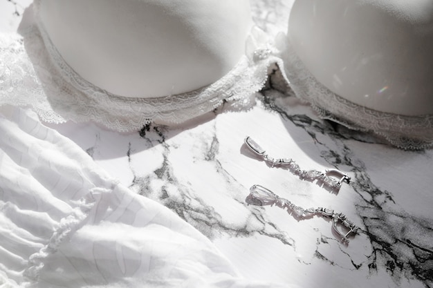 Premium Photo | Underwear. lace lingery. bride concept