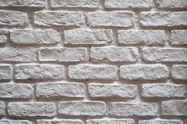 Uneven gray brick wall
