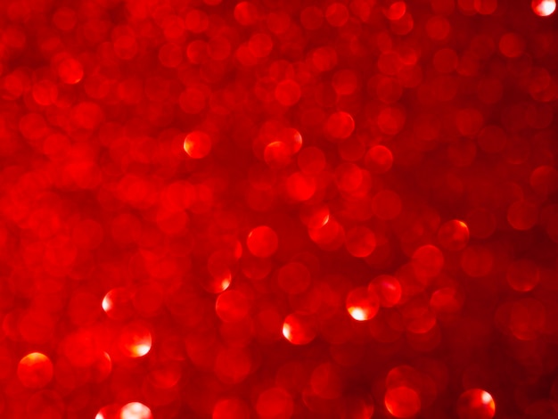 Unfocused red glitter background