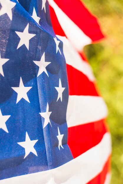 United states of american flag at outdoors