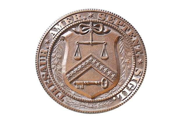 Логотип Министерства финансов США