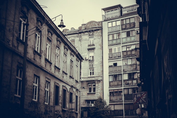 Free Photo urban cityscape of old belgrade. republic of serbia