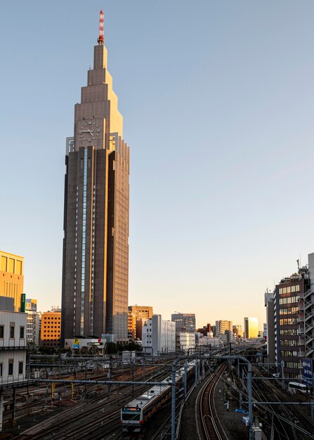 Urban landscape japan landmark