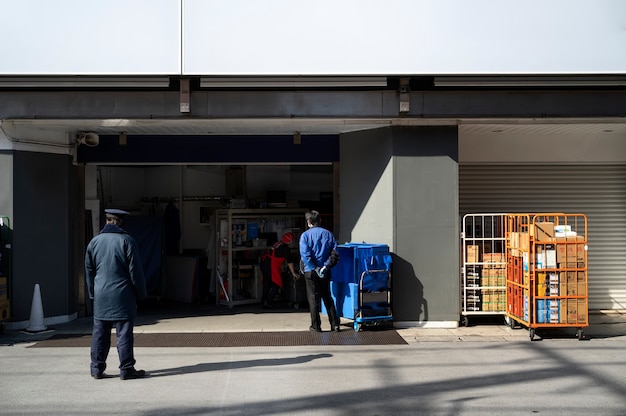 Urban landscape of tokyo city during the day