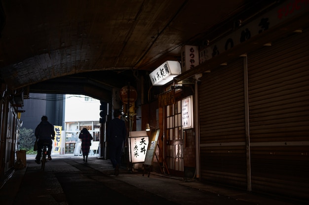 Urban landscape of tokyo city during the day