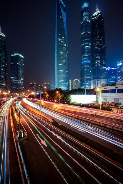 urban traffic with cityscape