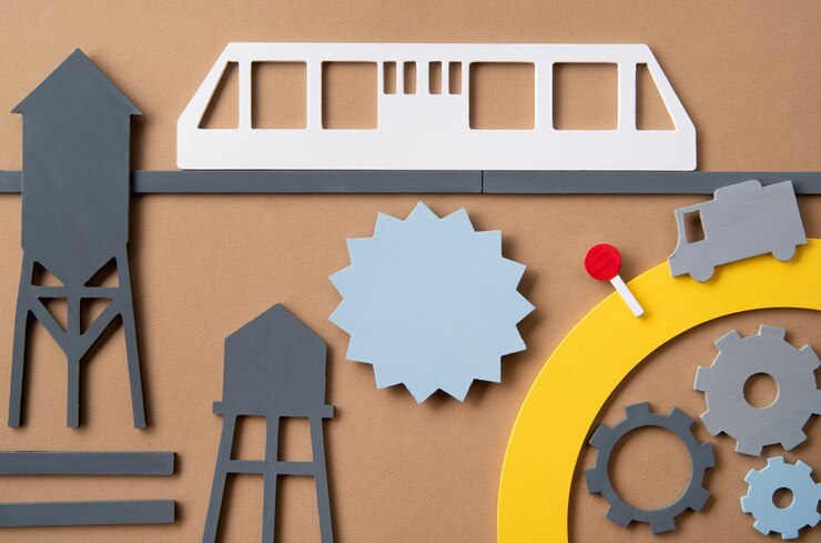 Free Photo urban transport concept with tram