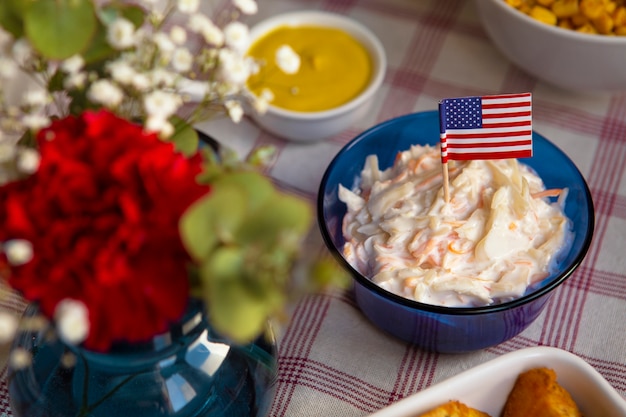 Free photo us labor day celebration with delicious food