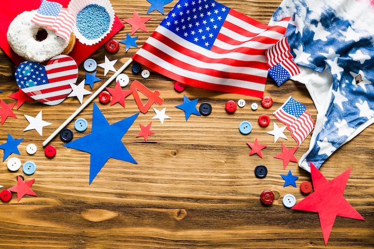 Free Photo usa independence day background