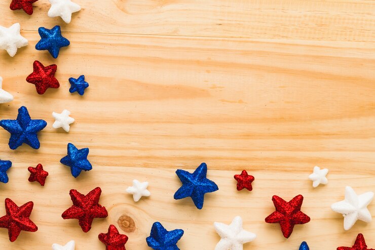 Free Photo usa independence day concept with copyspace