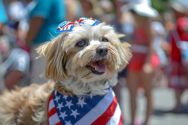 Usa national flag independence day celebration