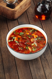 Узбекский нан жаркоп тушеный суп с мясом и тестом