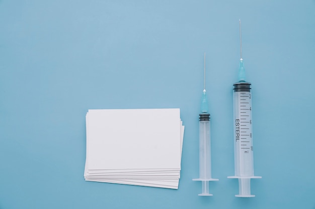 Vaccines and business cards