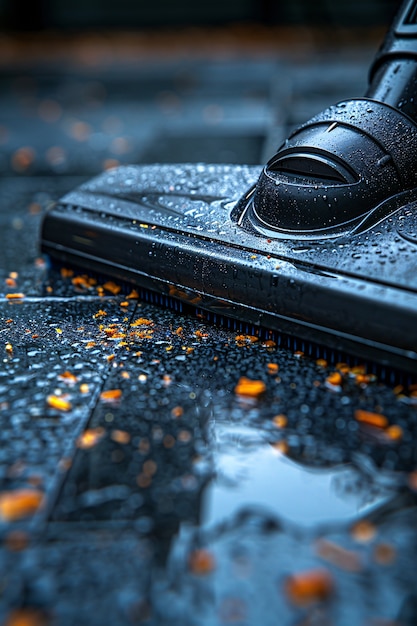 Vacuum cleaner tackling heavily soiled floor