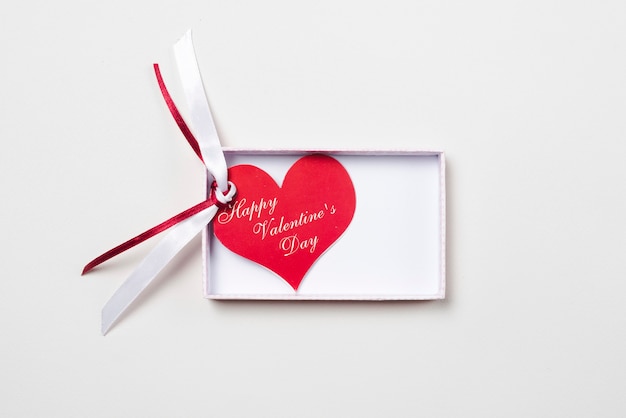 Valentine's Day card in box