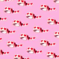 Free photo valentine's day patterns