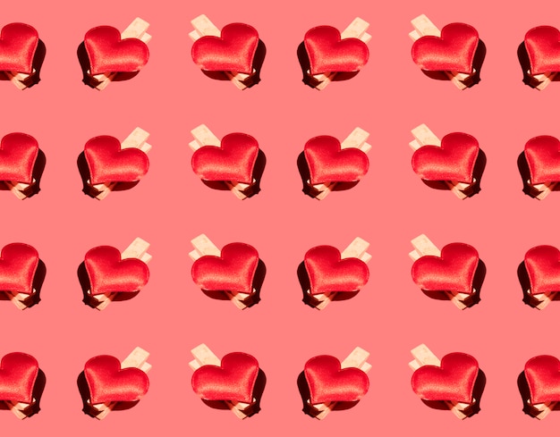 Free photo valentine's day patterns