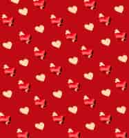 Free photo valentine's day patterns