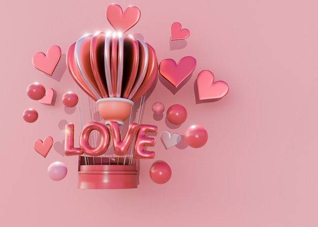 Foto gratuita saldi di san valentino con palloncino