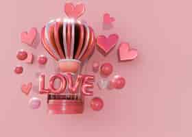 Free photo valentine's day sales with balloon