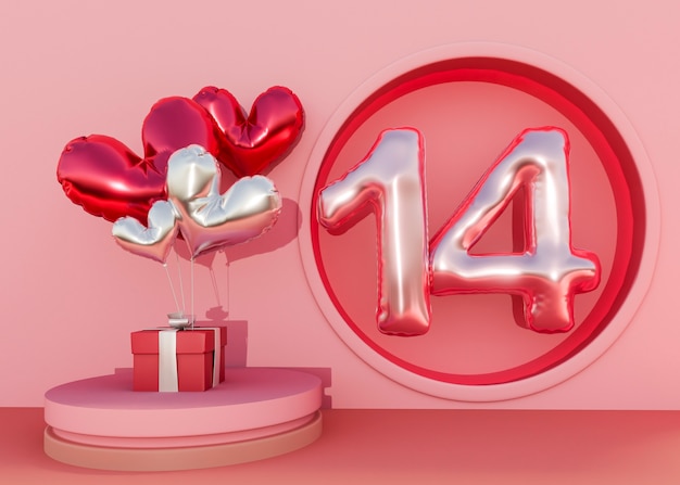 Valentine's day sales with present